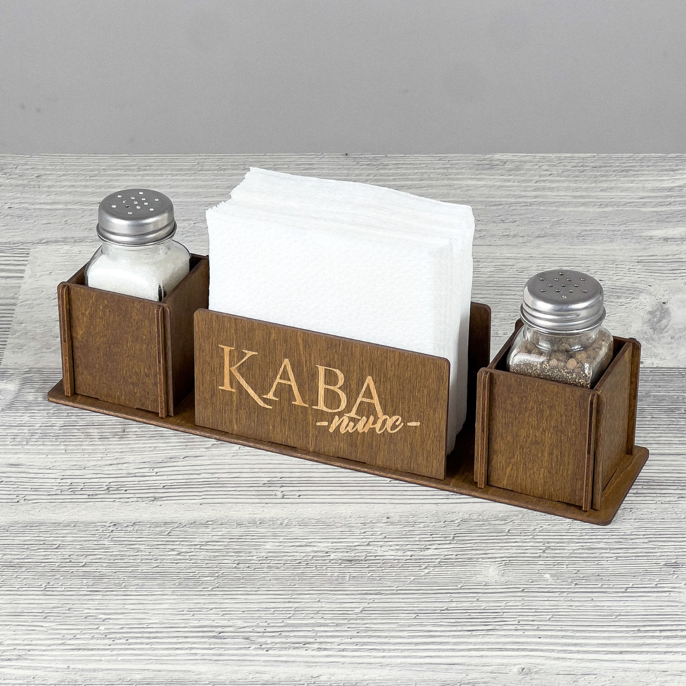Wooden napkin holder 272×64×62 mm