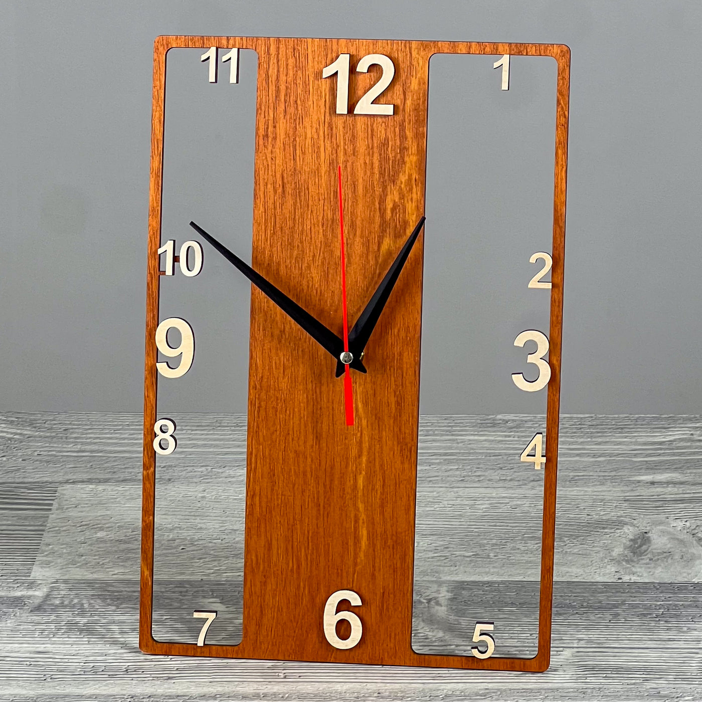 Rectangular wall clock