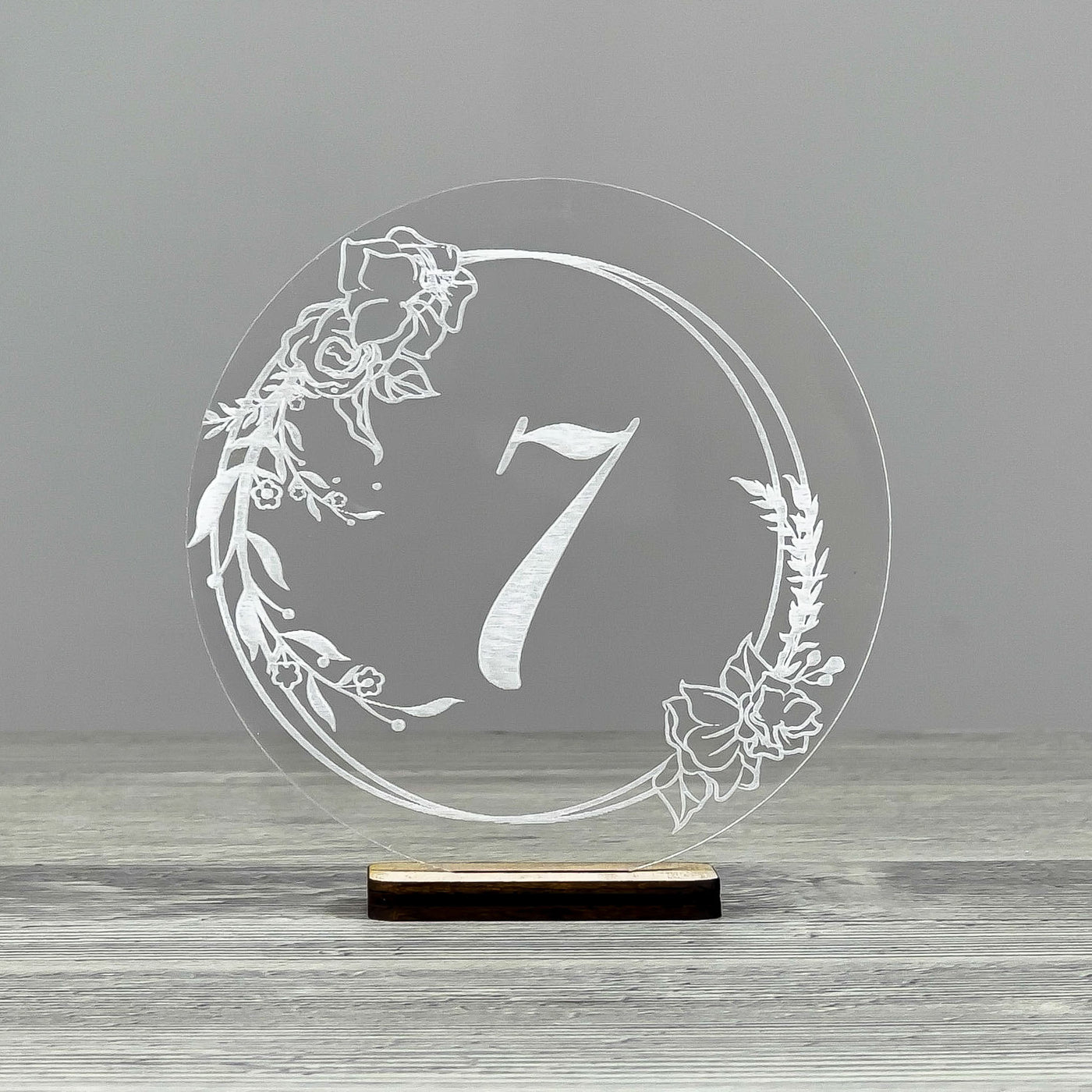 Table number stand 100×25×104 mm
