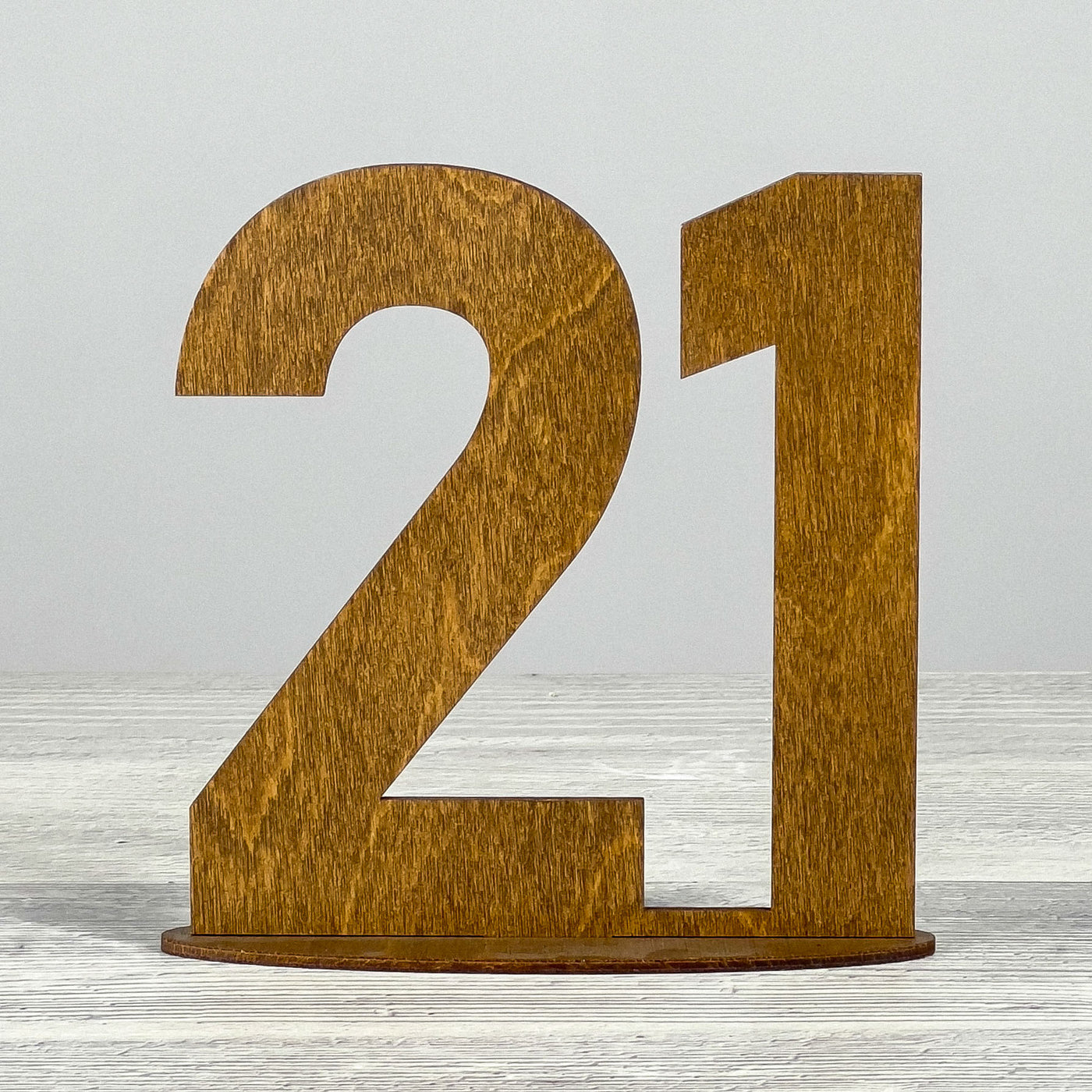 Table number stand 150×40×155 mm
