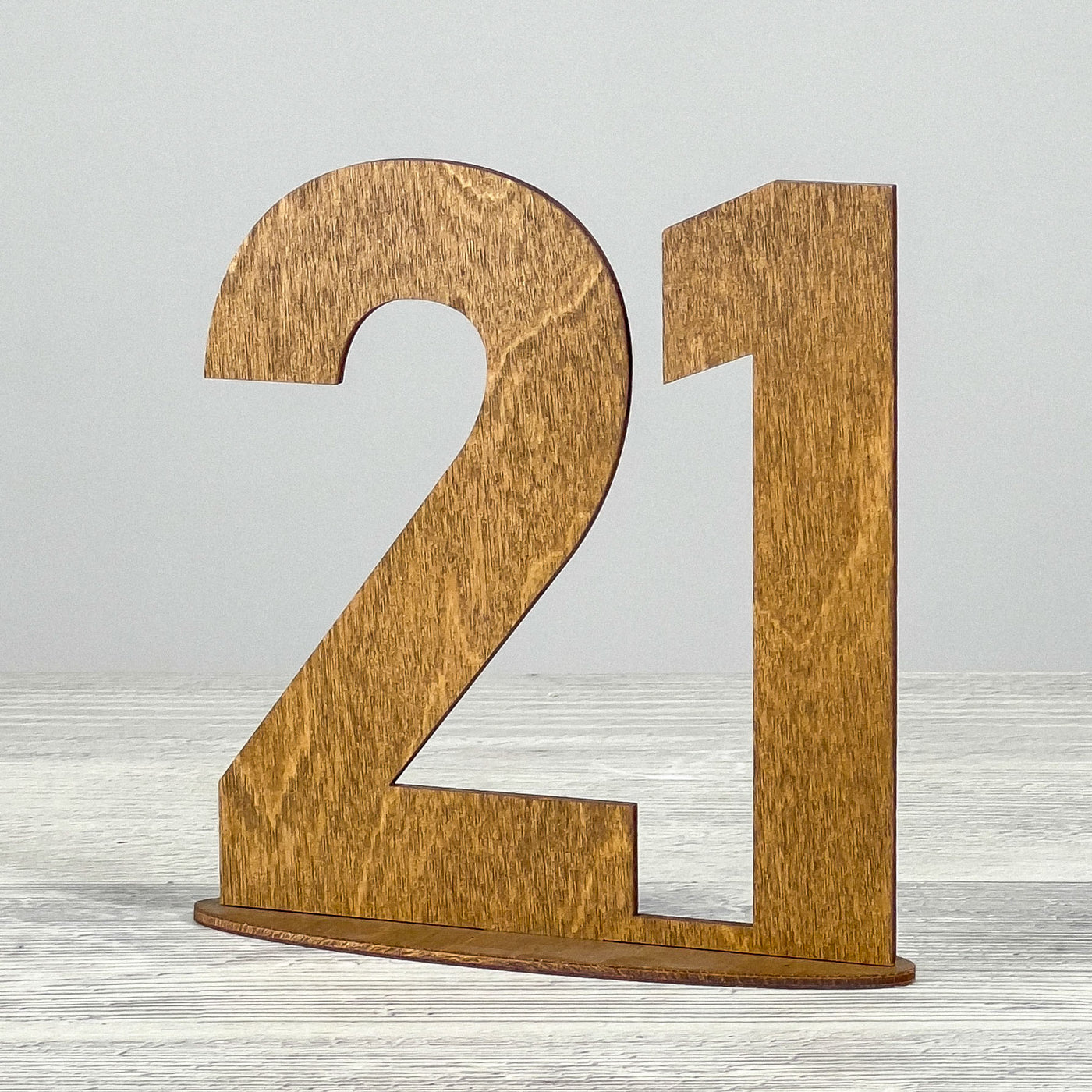 Table number stand 150×40×155 mm