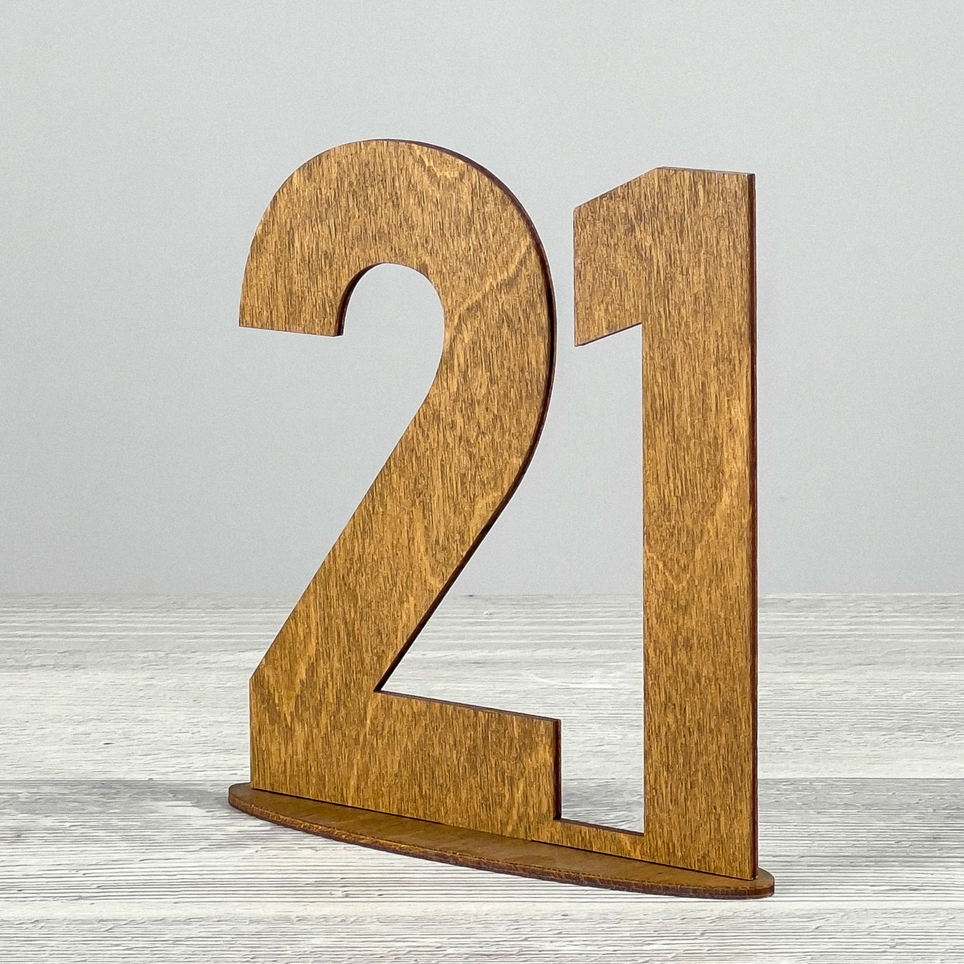 Table number stand 150×40×155 mm
