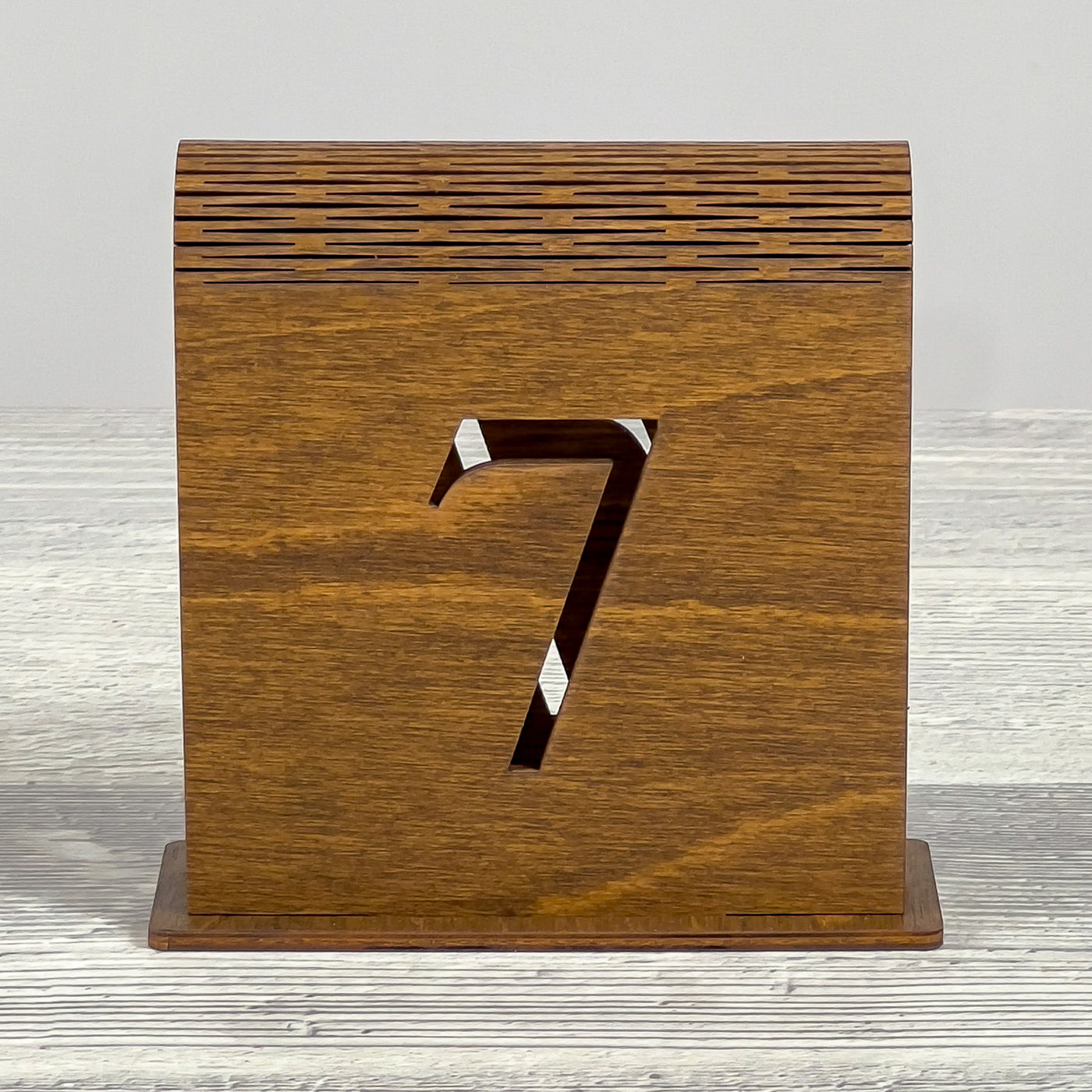 Table number stand 100×40×110 mm