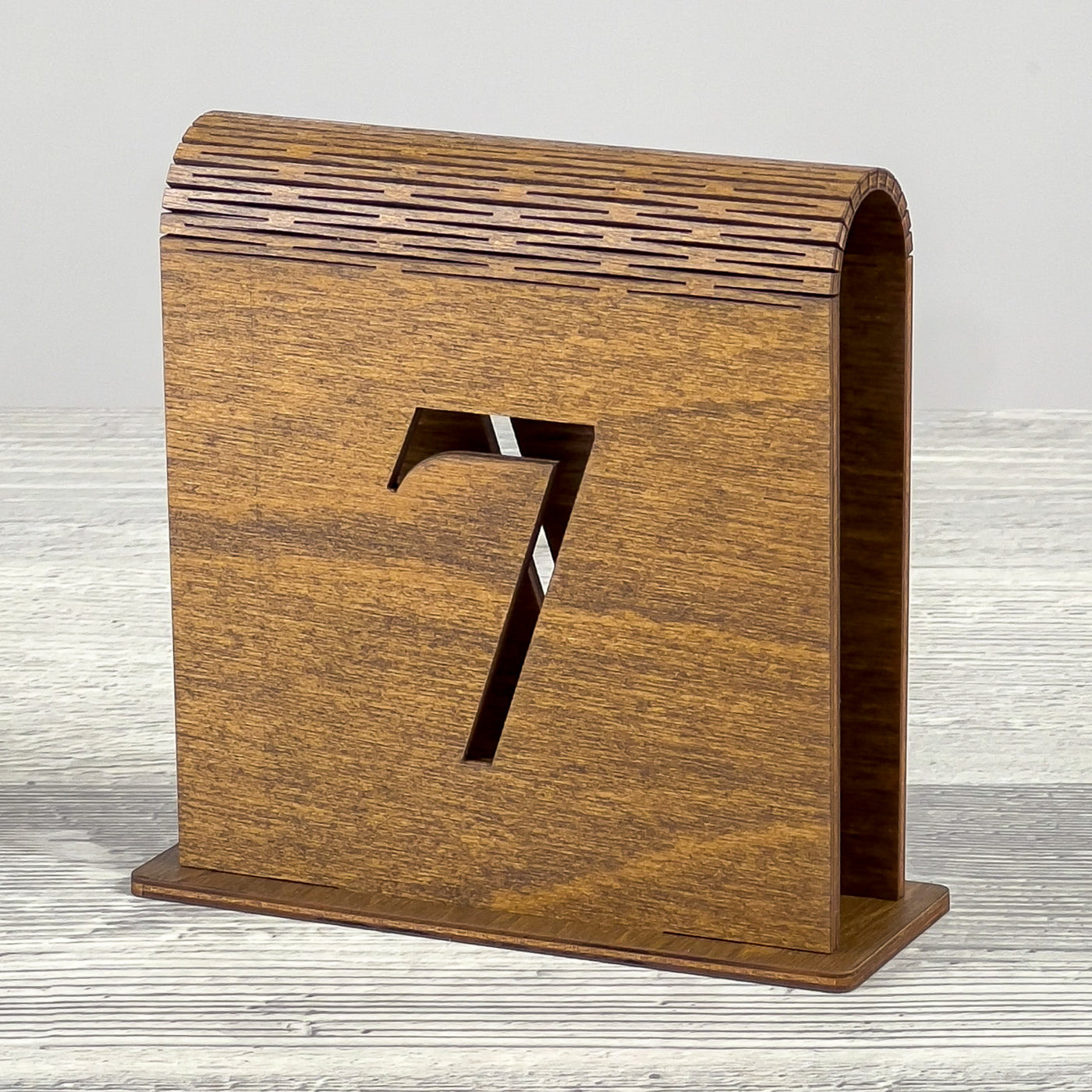 Table number stand 100×40×110 mm