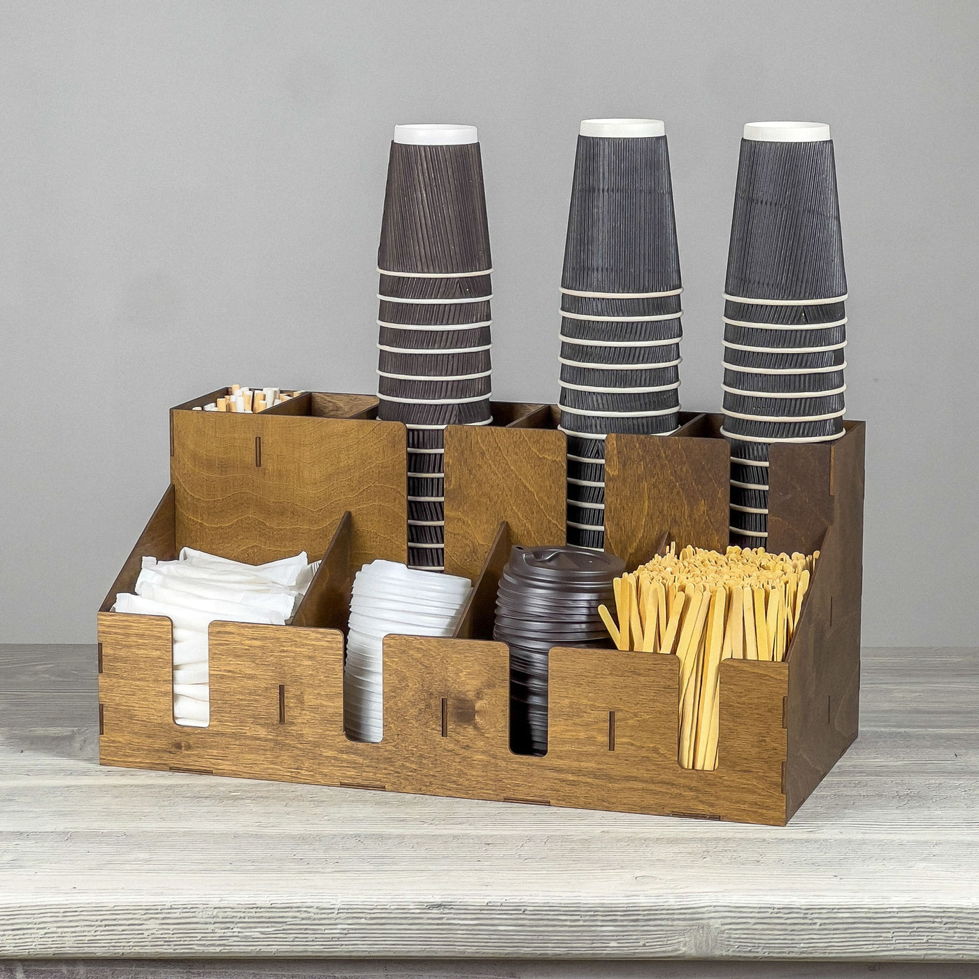 Coffee counter organizer 445×210×220 mm