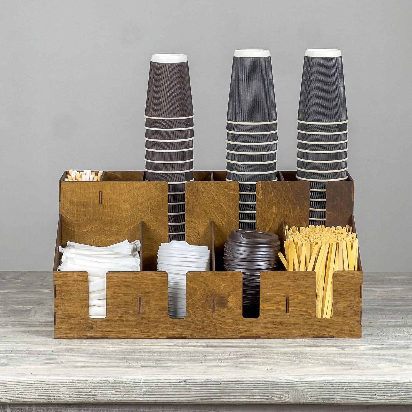 Coffee counter organizer 445×210×220 mm
