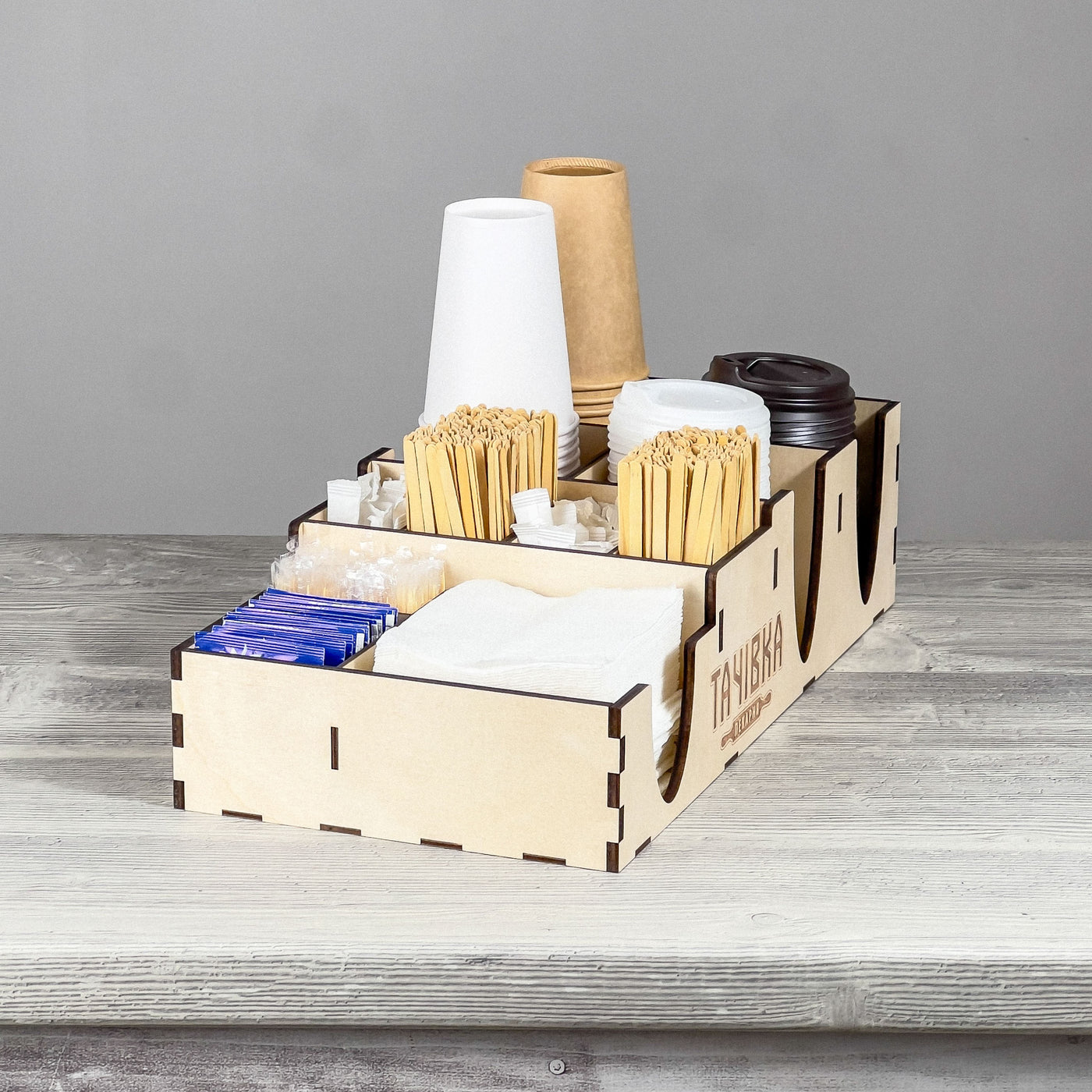 Coffee counter organizer 422×212×110 mm
