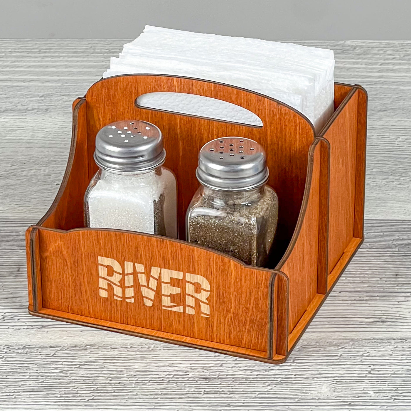 Napkin & spice caddy 141×139×93 mm