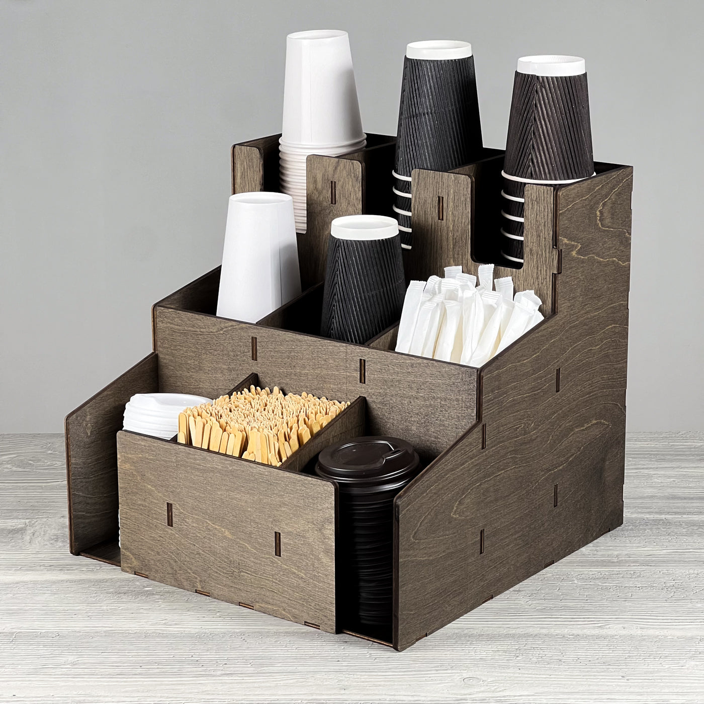 Cup & lid organizer 330×330×310 mm