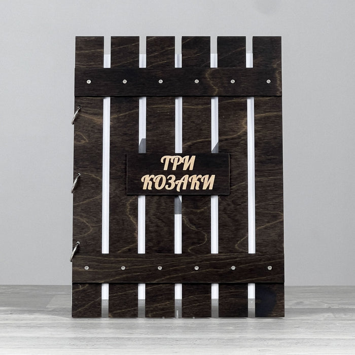 Ring-bound menu folder 250×340 mm