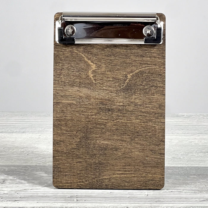Menu clipboard with clip