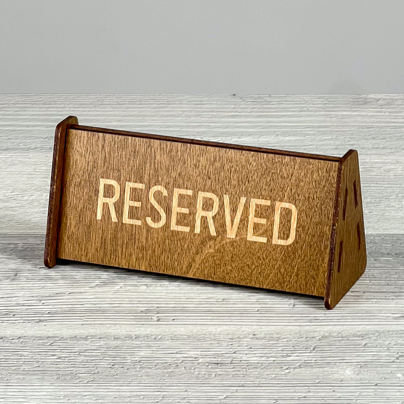 RESERVED table sign 150×56×70 mm