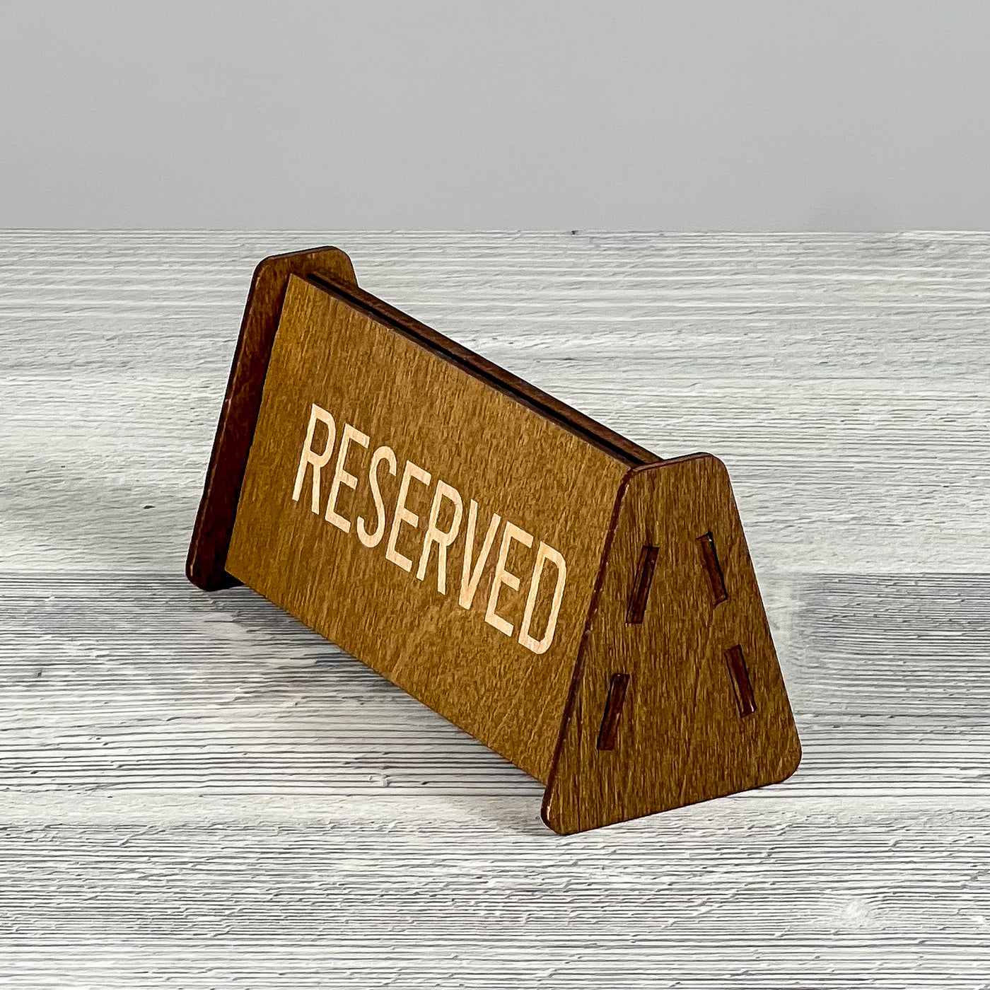 RESERVED table sign 150×56×70 mm