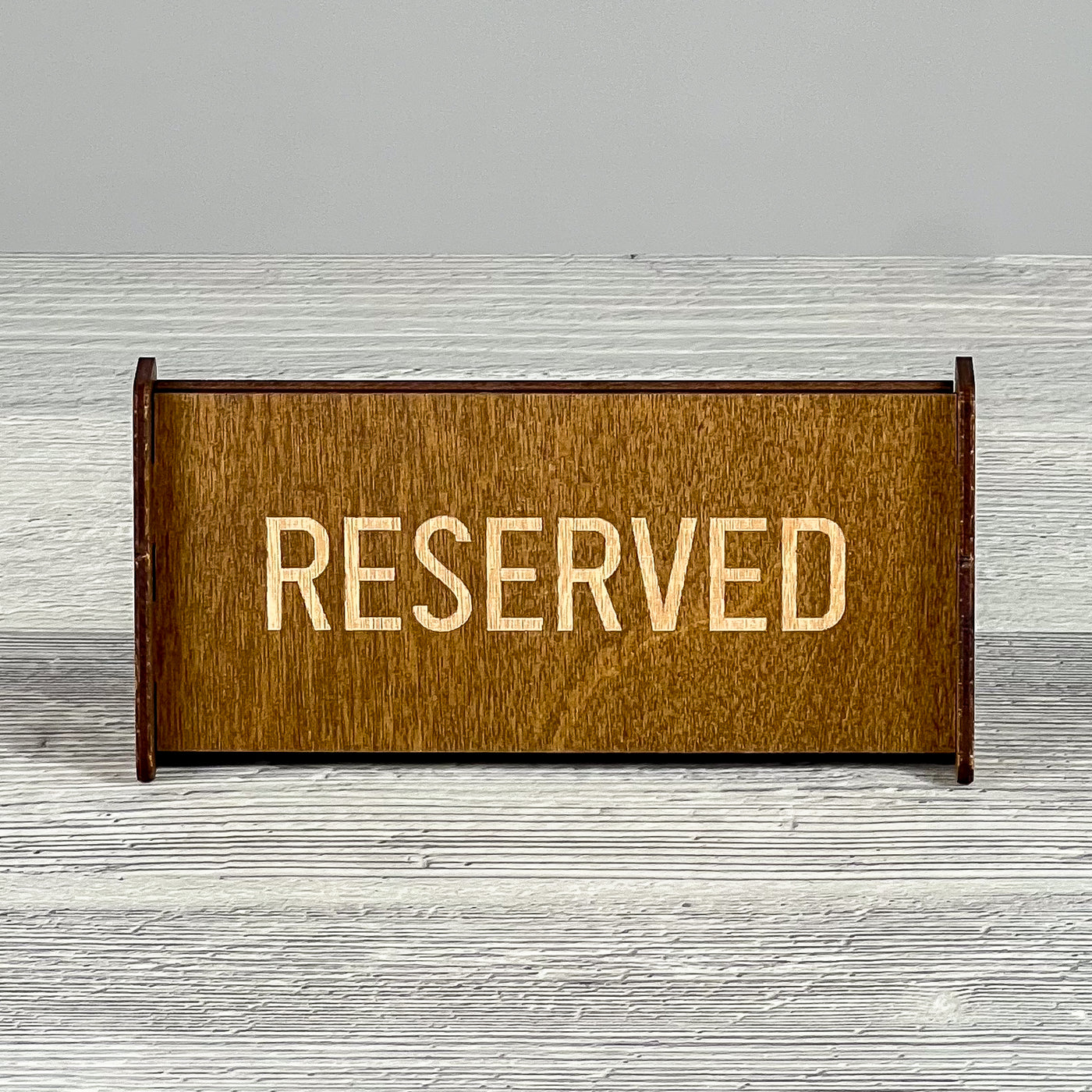 RESERVED table sign 150×56×70 mm