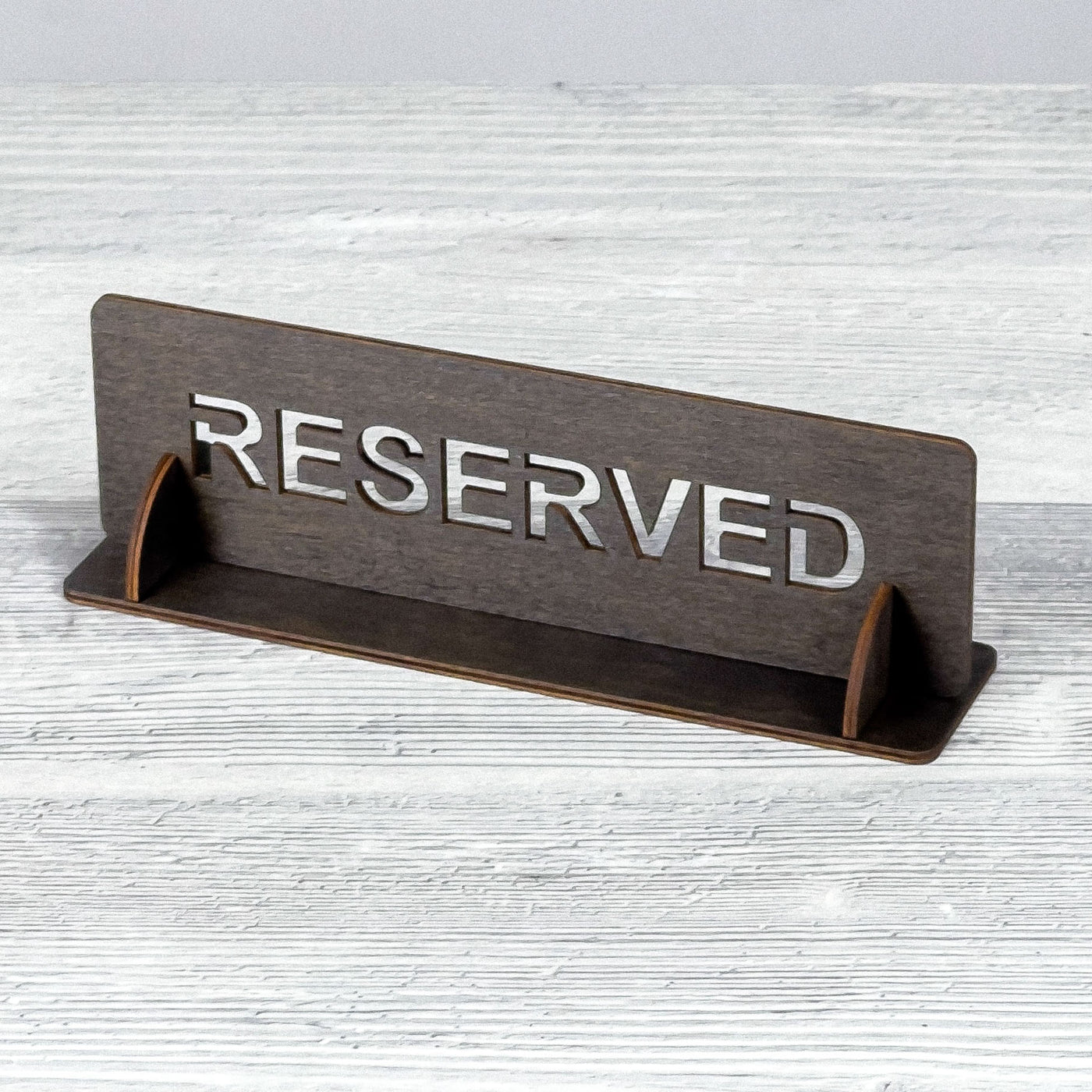RESERVED table sign 50×200×60 mm