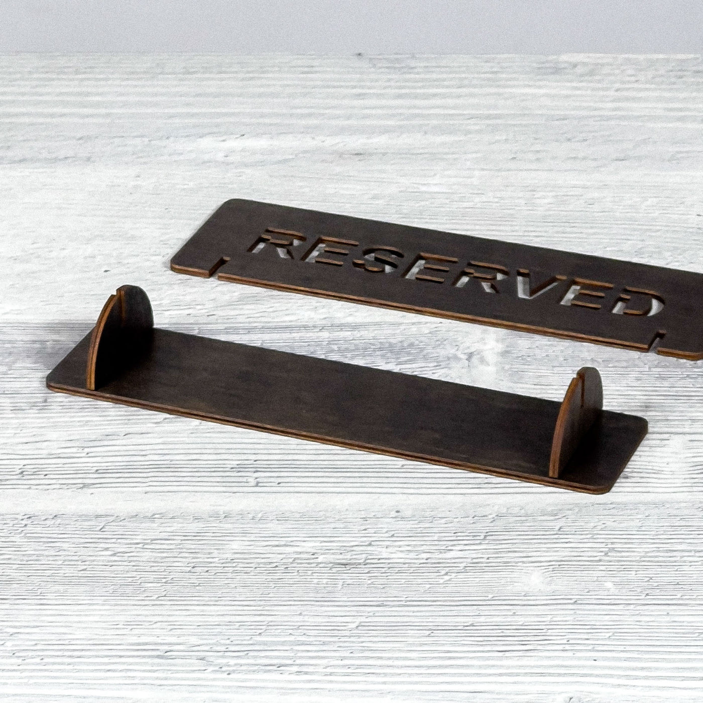 RESERVED table sign 50×200×60 mm