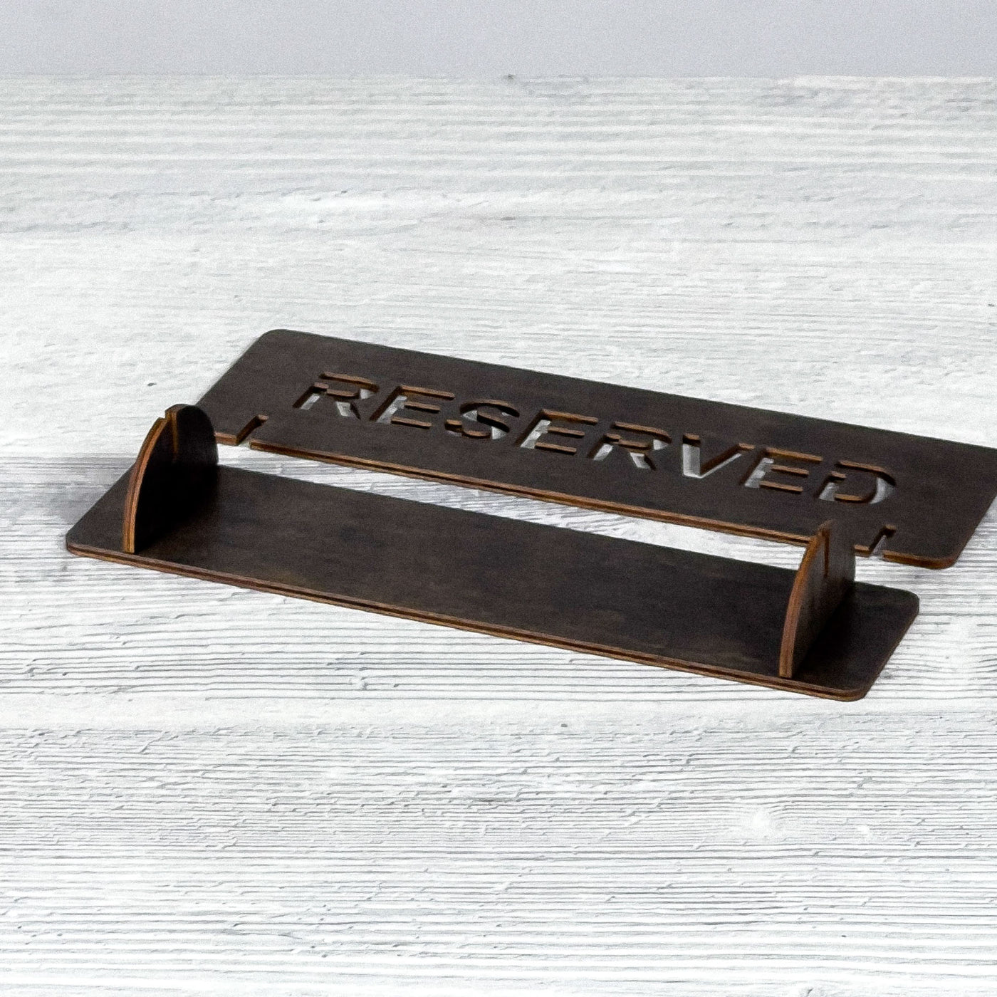 RESERVED table sign 50×200×60 mm