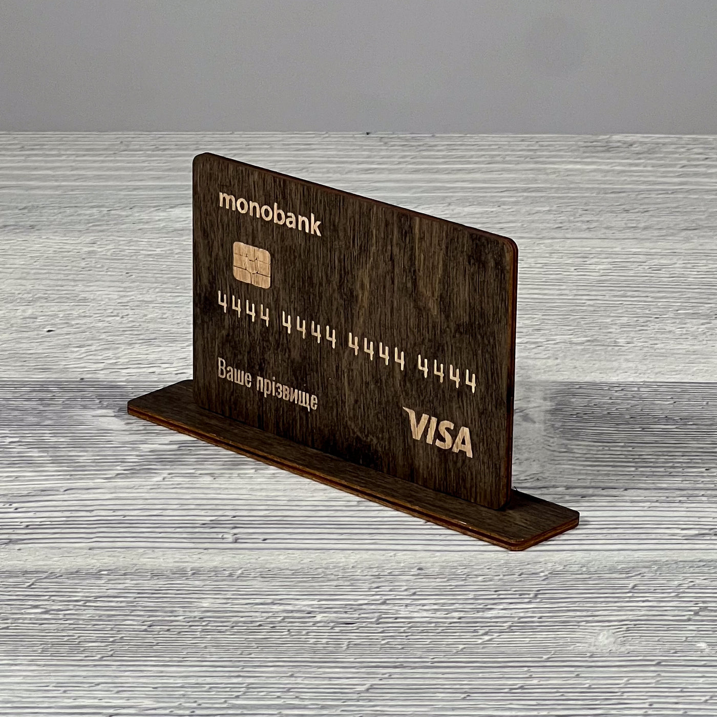 Card payment table sign