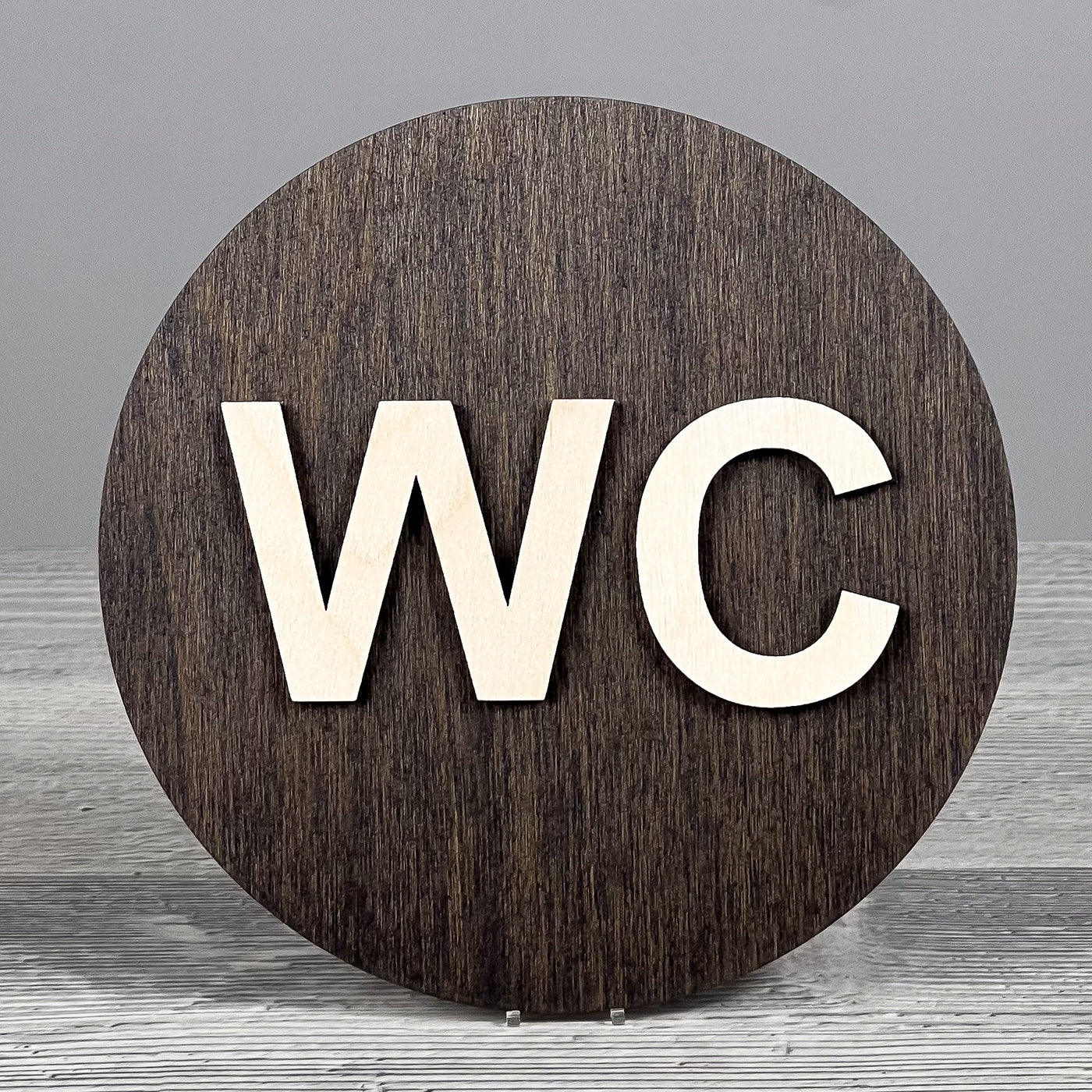 WC door sign 150×150 mm
