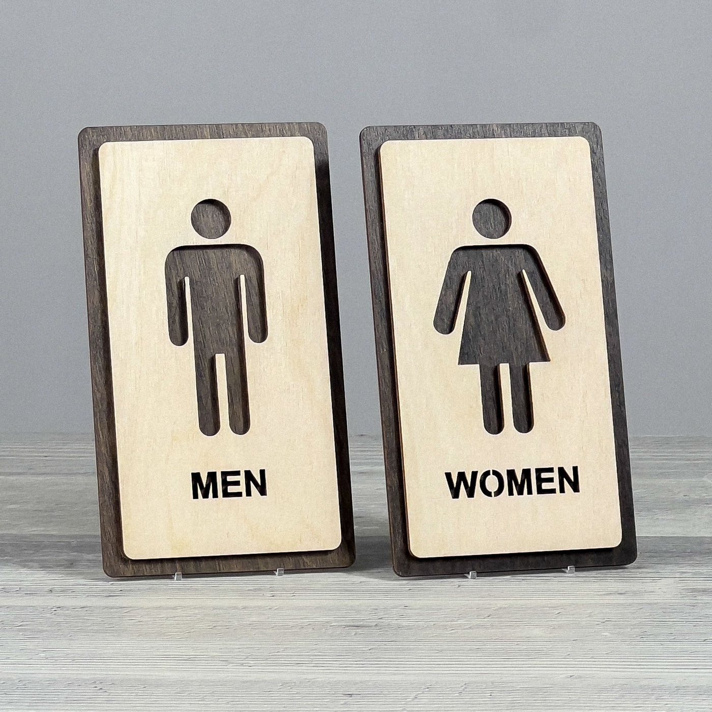 WC door sign 90×160 mm