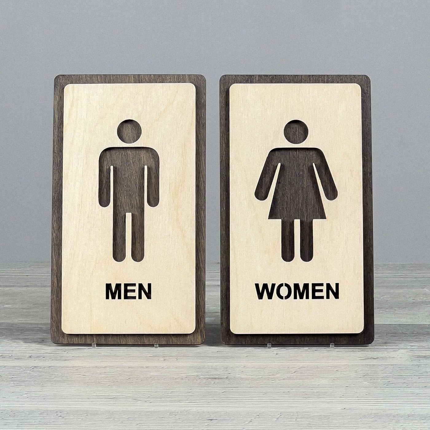 WC door sign 90×160 mm