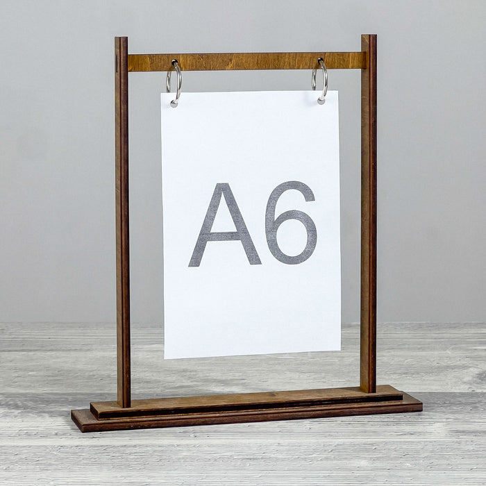 Table tent 200×35×217 mm