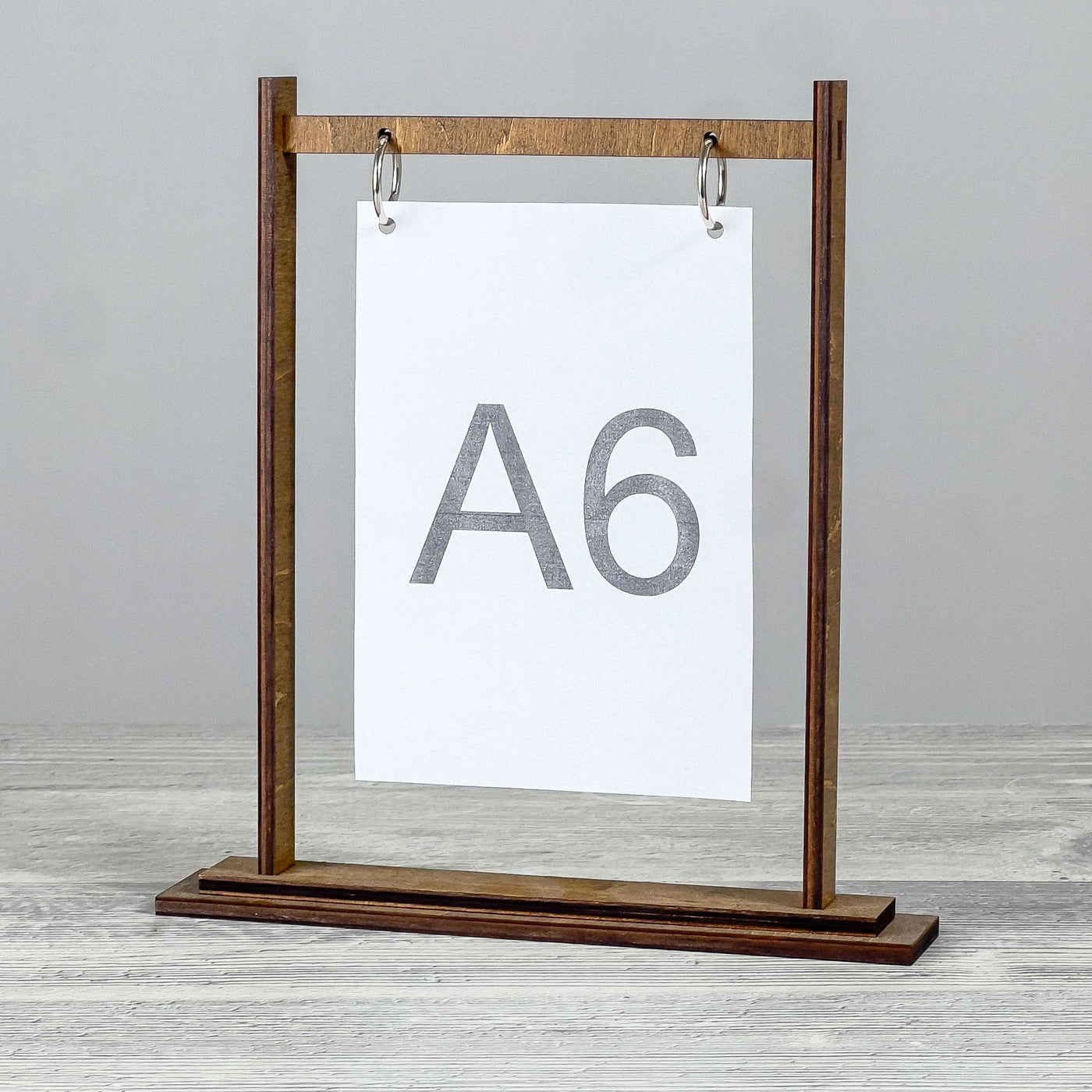 Table tent 200×35×217 mm