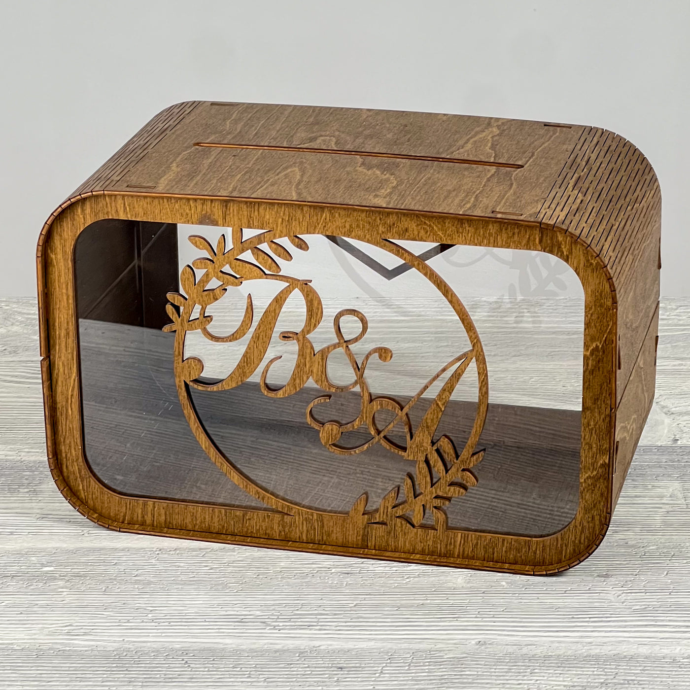 Wreath wedding card box